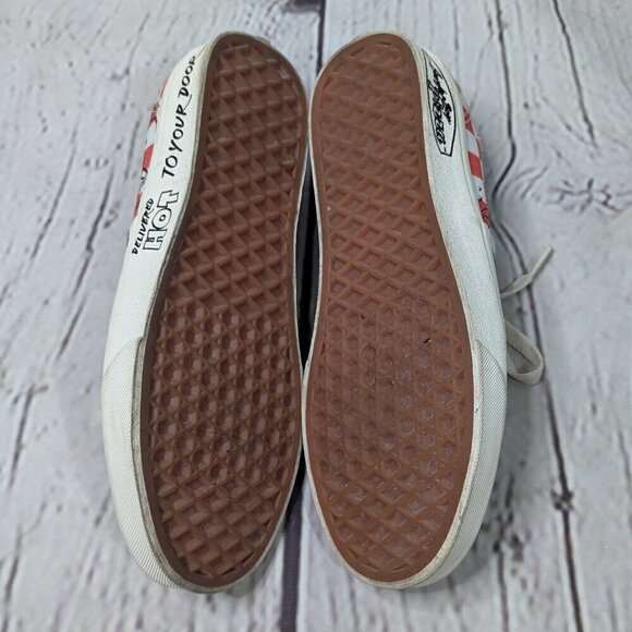 Vans Stranger Things Surfer Boy Pizza Shoes M 5.5 W 7 - Picture 10 of 13